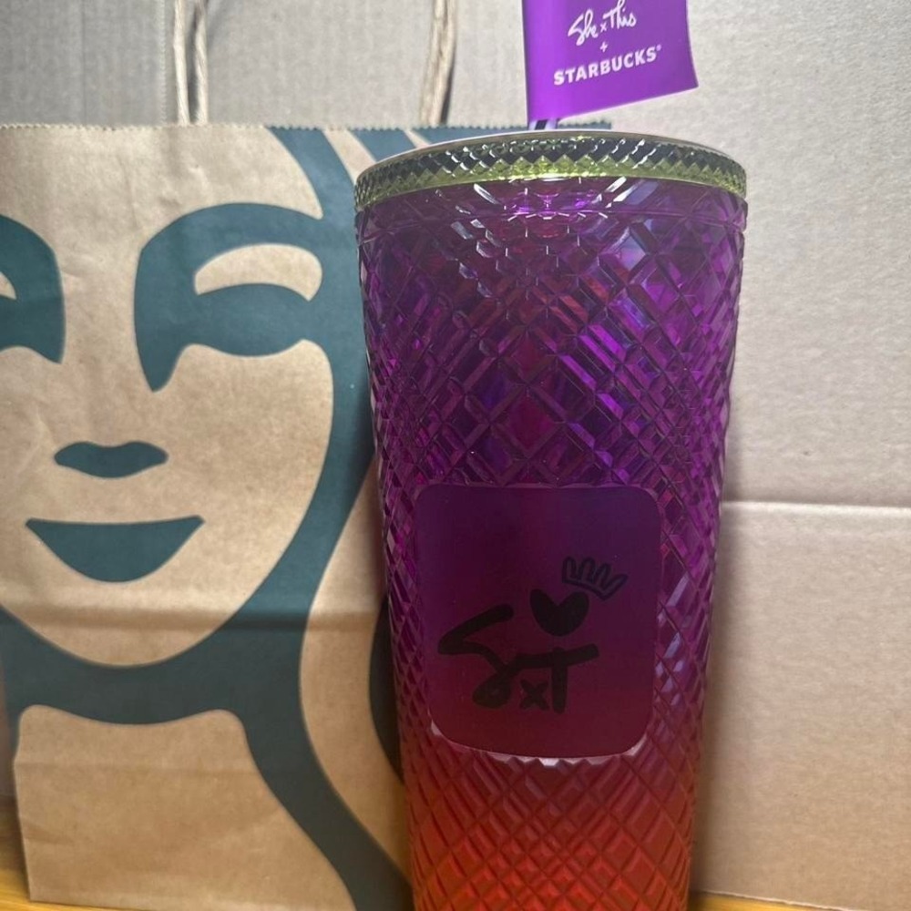 Starbucks Spring 2024 Jeweled Ombre Tumbler Venti 24oz - "Shae"